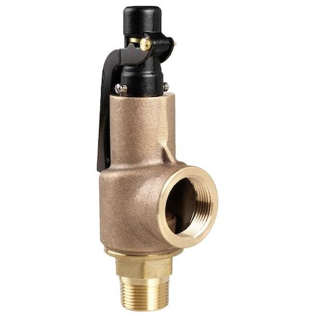Safety Relief Valve,1/2 x 3/4 In,150 psi