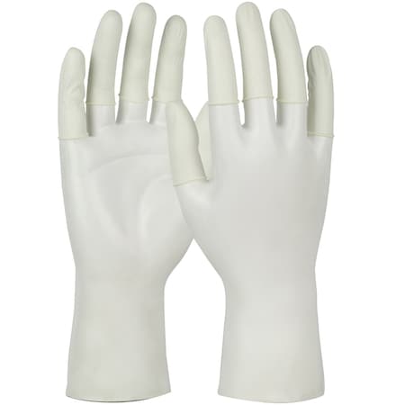 Finger Cots, White, Latex, S, PK720