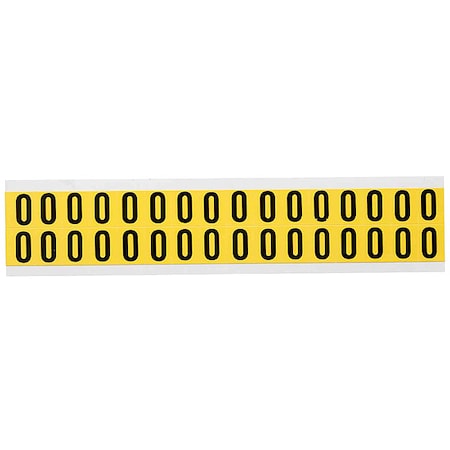 LetterLabel,Vinyl,3/4inH,5/8inW,PK32