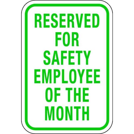 Employee Parking Sign,18" x 12, RP-053-12HA