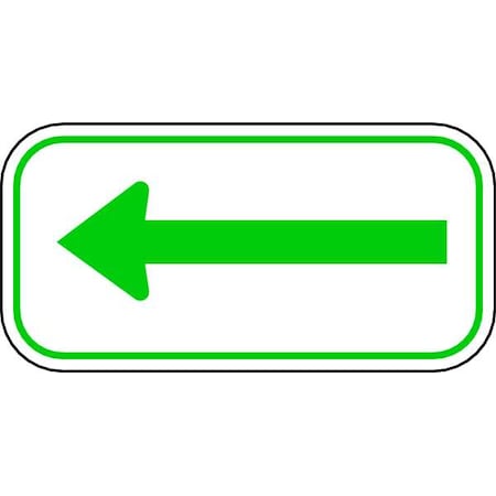 Arrow Supplemental Parking Sign,6" x 12, AR-004-12HA
