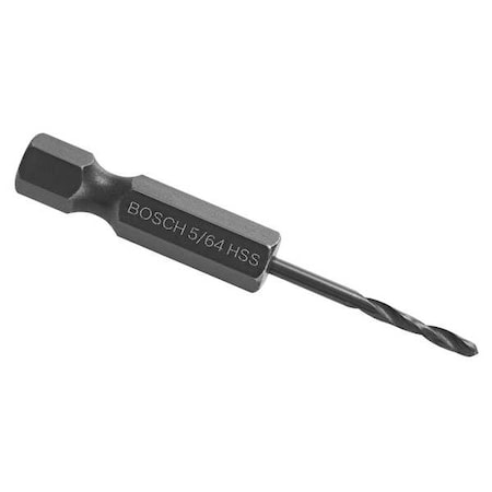 Impact Drill Bit,5/64" Size,2" L