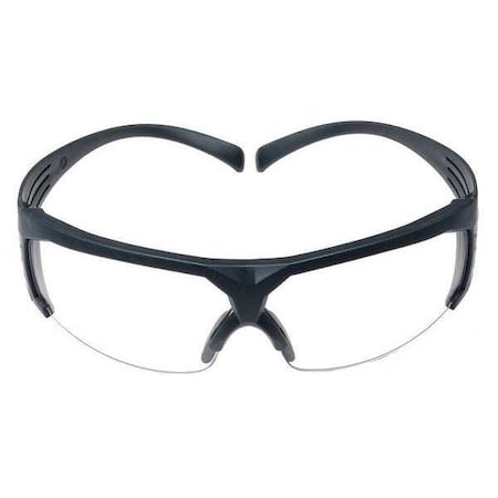 SecureFit 600, Safety Glasses, Anti-Fog & Anti-Scratch, Clear Lens, Gray Frame, Half-Frame