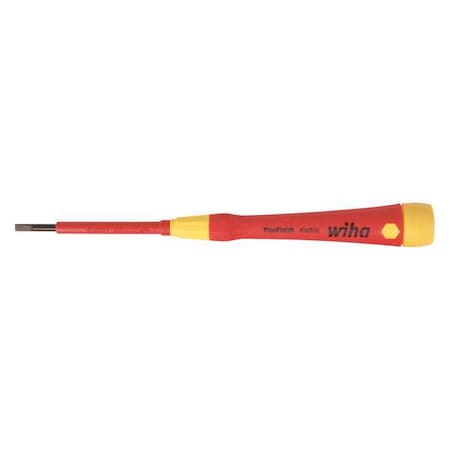 Insulated Slotted Screwdriver 7/64 in Round