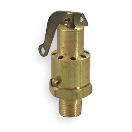 Safety Relief Valve,1/2 In,150 psi,Brass