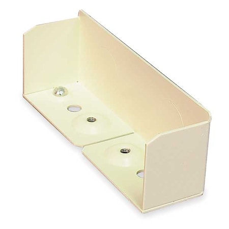 Blank End, 4000 Series, 1 Channel, 4.75 in W, 1.25 in H, 1.25 in L, Ivory