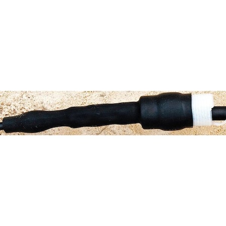 Cold Shrink Tube, Medium Wall, Not Rated I.D. Shrink Ratio, 0.65 in I.D. Before Shrinking, Black