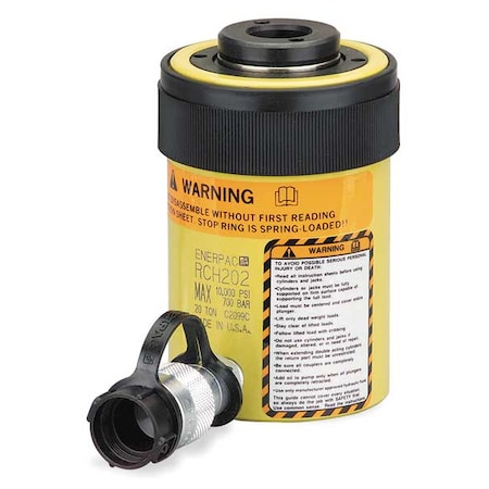 RCH202, 23.6 ton Capacity, 2.00 in Stroke, Single-Acting, Hollow Plunger Hydraulic Cylinder