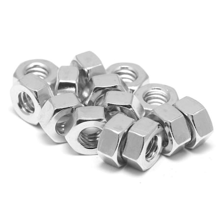 Heavy Hex Nut, 1/4"-20, 18-8 Stainless Steel, Not Graded, Advanced Corrosion Resistance, 50 PK