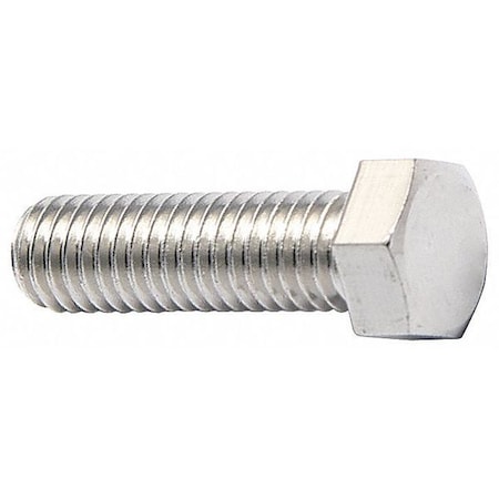 18-8, 3/4"-10 Hex Head Cap Screw, Plain Stainless Steel, 2-1/2 in L, 5 PK