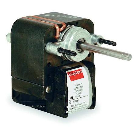 C-Frame Motor,Shaded Pole,Ball,2 In. L