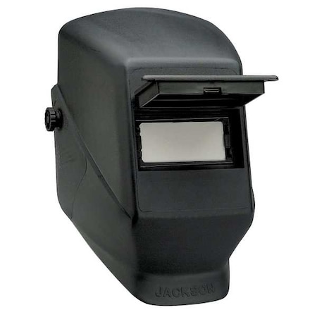 Pass Welding Helmet, Shade 10 Filter Plate Lift Frnt Narrow Black