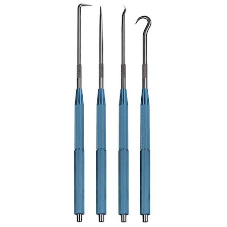 Scriber/Pick Set,Magnetic Handle,4Pc