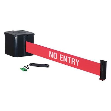 Retractable Belt Barrier,25 ft.,Red