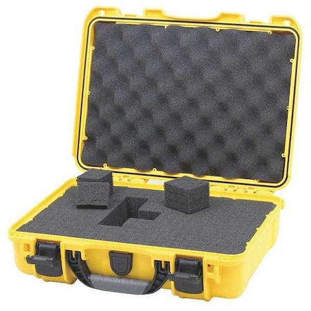 Yellow Protective Case, 14.3"L x 11.1"W x 4.7"D