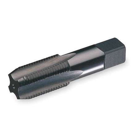 Pipe Tap, 3/8"-18, Taper, 4 Flutes, NPS