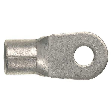 Ring Terminal, 5/16 in Stud Size, 6 AWG, 2,000 V, Bare Insulated, Bare, Crimp Termination Only