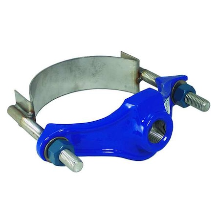 Saddle Clamp,1 In,Outlet Pipe 3/4 In