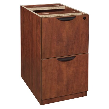 15-1/2" W Legacy File File Pedestal,Cherry, Cherry
