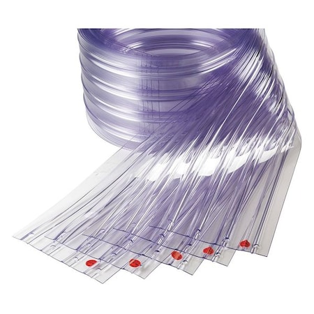 Replacement Strips, Ribbed, 12in, Clear, PK5