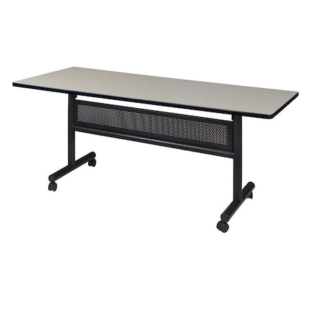 Rectangle FlipTop Table, 60" W, 29" H, Laminate Top, Maple