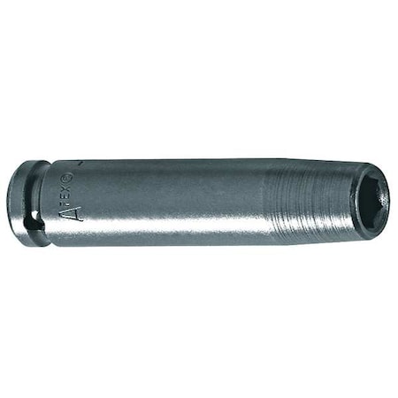 1/2 in Drive Impact Socket Deep Socket, Oiled, 1/2In Dr,1/2In,3-1/4In L