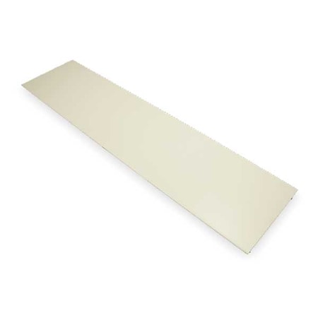 Cover Plate Raceway, 6000 Series, 4-3/4 in W, 3/8 in H, 5 ft L, Ivory