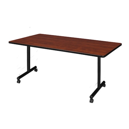 Rectangle Training Table, 72" W, 29" H, Laminate Top, Cherry