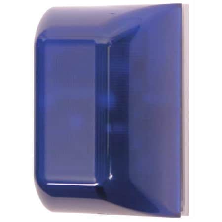 Alarm Mini Controller, Siren, Continuous, 9V DC, 100 dB, Polycarbonate, Blue, Wall Mount