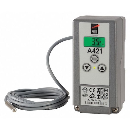 Temperature Control, Close on Rise, Open on Rise, -40 Degrees to 212 Degrees F, SPDT, 120/240VAC
