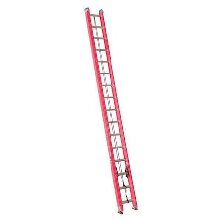 32 ft Fiberglass Extension Ladder, 300 lb Load Capacity