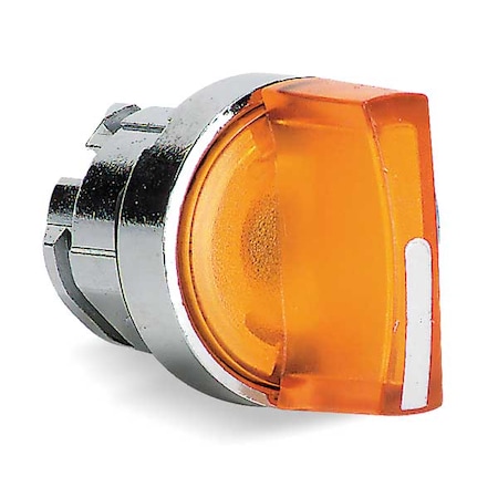 Illum Selector Switch,2 Pos,22mm,Yellow