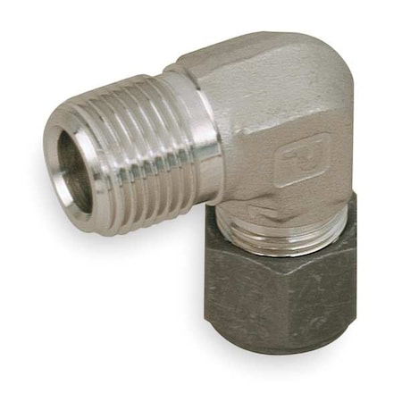 1/4" x 3/8" CPI x MNPT 316 SS Male 90 Degree Elbow