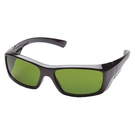 EMERGE(R), Safety Glasses, Anti-Scratch, Dark Gray Lens, Black Frame, Full-Frame