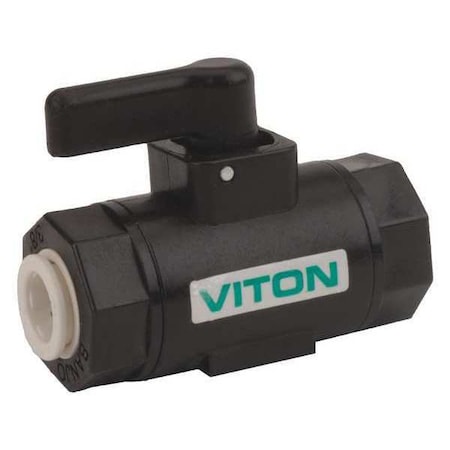 3/8" Push Polypropylene Ball Valve Inline