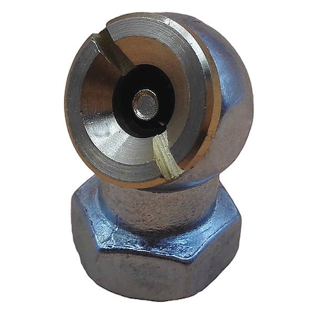 Air Gun Air Chuck,1/4 FNPT,Brass/Zinc