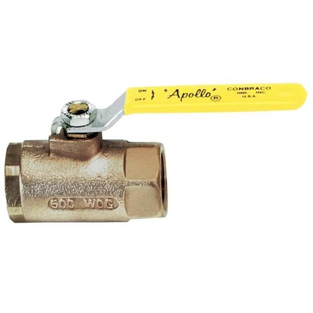 3/8" FNPT Bronze Ball Valve Inline
