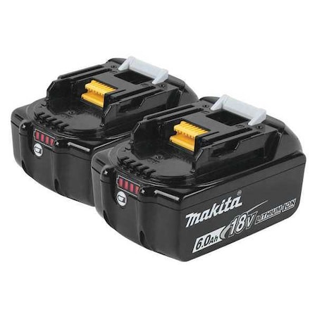 18V LXT 6.0Ah Battery, 2/pk