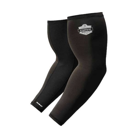 Protective Sleeve, 16 9/10 in Length, Black, 1 PR