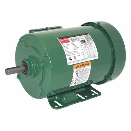 General Purpose Farm Duty Motor, 3-Phase, 1 HP, 208-230/460V AC, 1,725 Nameplate RPM, 56H Frame
