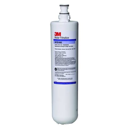 Quick Connect Filter, 1.5 gpm, 0.5 Micron, 4" O.D., 16 1/2 in H