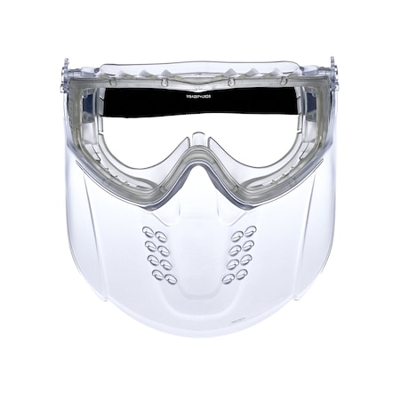 Sightgard Vertoggle Safety Goggles/Faceshield Combination, Clear, Anti-Fog