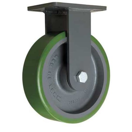 Plte Castr,Rgd,Poly,10 in,3000 lb.,Grn,A