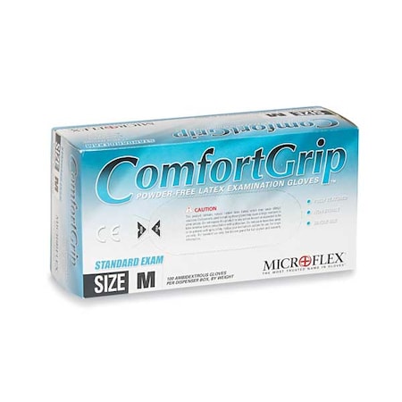 CFG-900, Disposable Gloves, 5.00 to 5.99 mil Palm, Latex, Powder-Free, XL (10), 100 PK, Beige