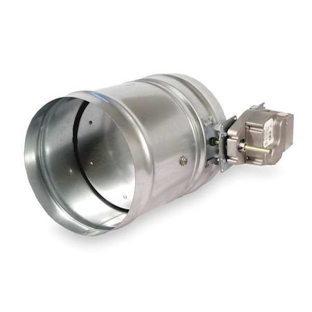 Round Fire/Smoke Damper,15-5/8 In. D,24V