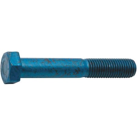 Class 10.9, M20-2.50 Hex Head Cap Screw, Blue Phosphate Steel, 140 mm L, 5 PK