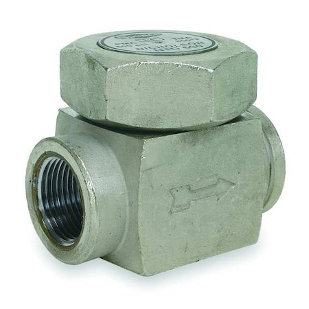 Steam Trap,800F,Stainless Steel,600 psi