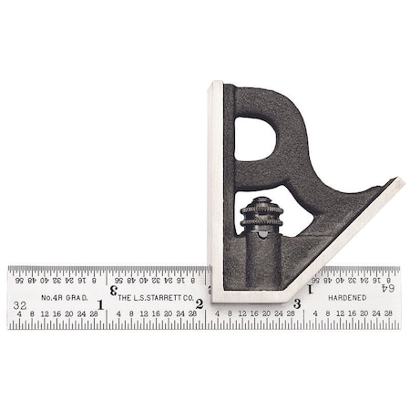 Combination Square Set,4 In,2 Pc