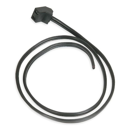 Cord Set With Wire Leads, 115/230V AC, 24 in W.