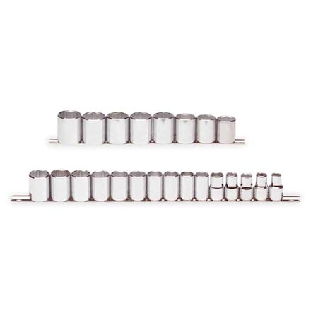 1/2" Drive Socket Set Metric 23 Pieces 10 mm to 32 mm , Full Polish